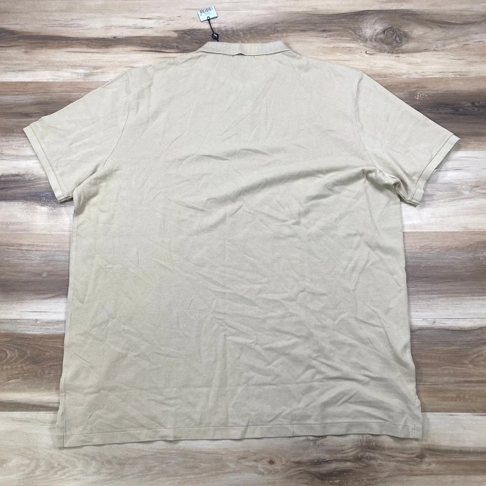 Polo Ralph Lauren Polo Mens XXL Classic Cotton Pique Tan Beige Heritage Casual